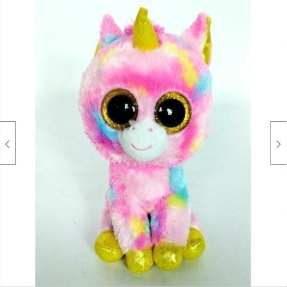 Ty Fantasia Unicorn Beanie Boo Plush 7"